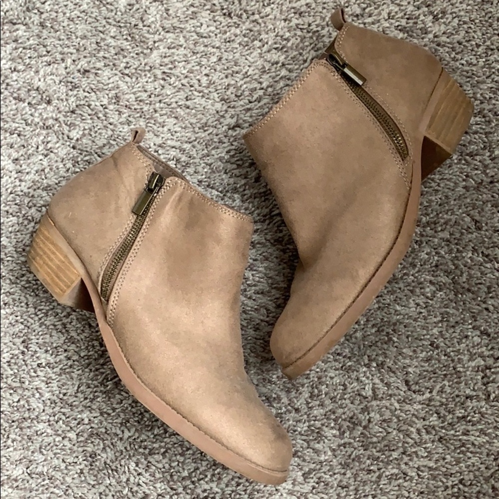 Tan Booties